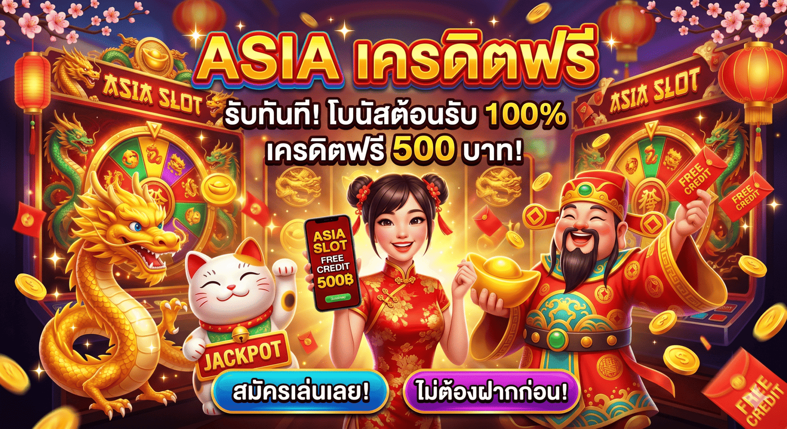 asia เครดิตฟรี