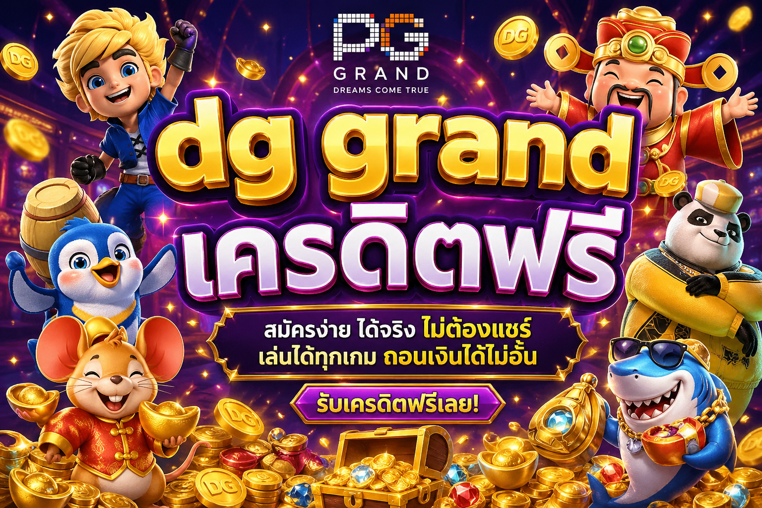 dg grand เครดิตฟรี