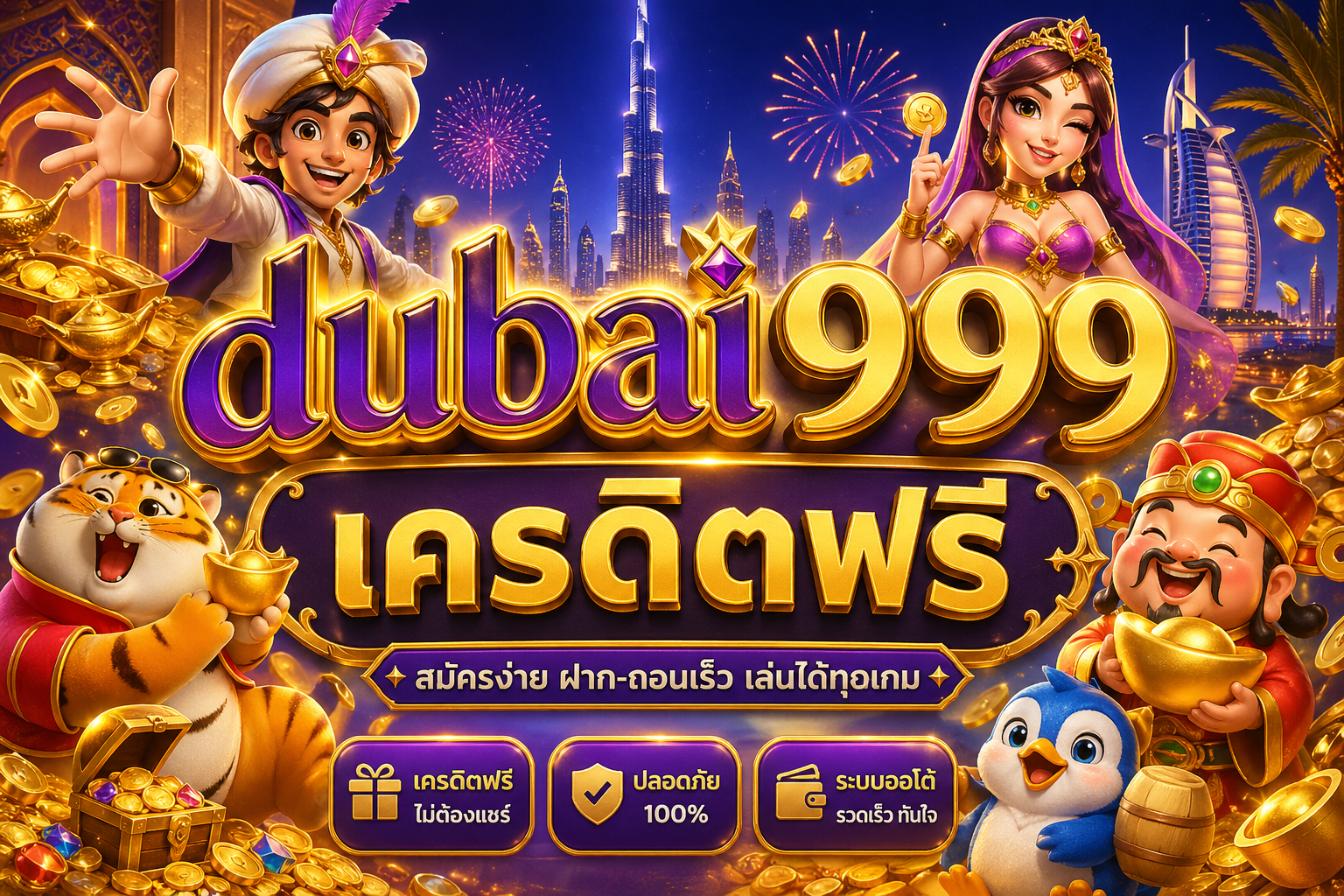 dubai999 เครดิตฟรี
