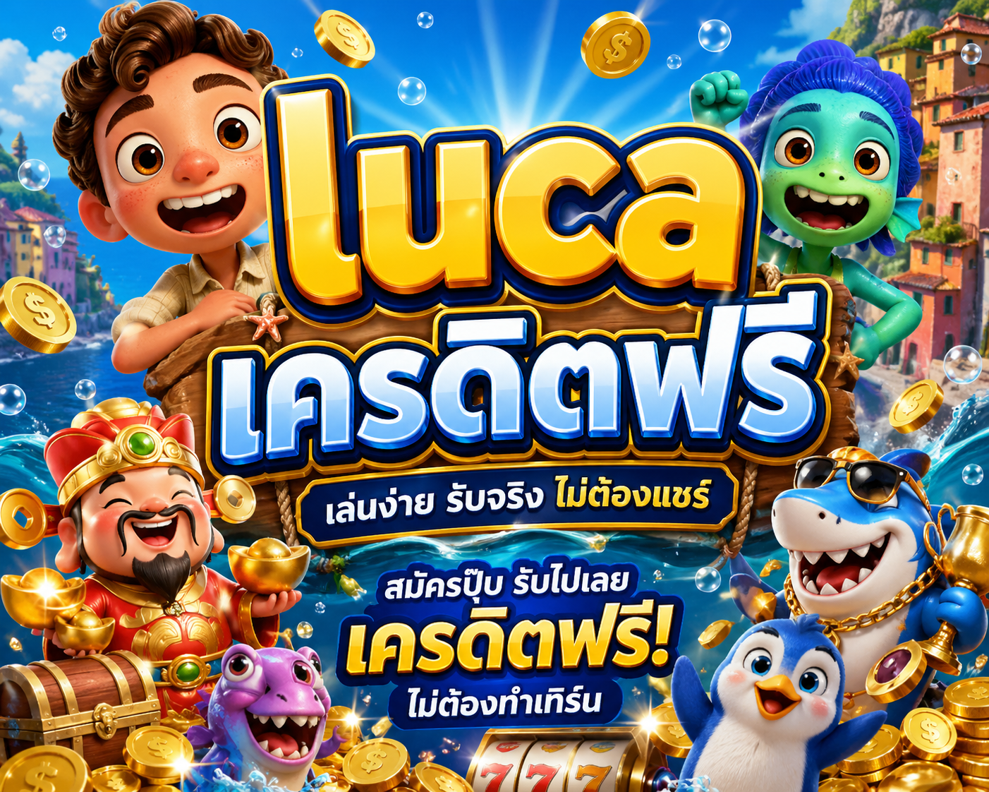lucaเครดิตฟรี