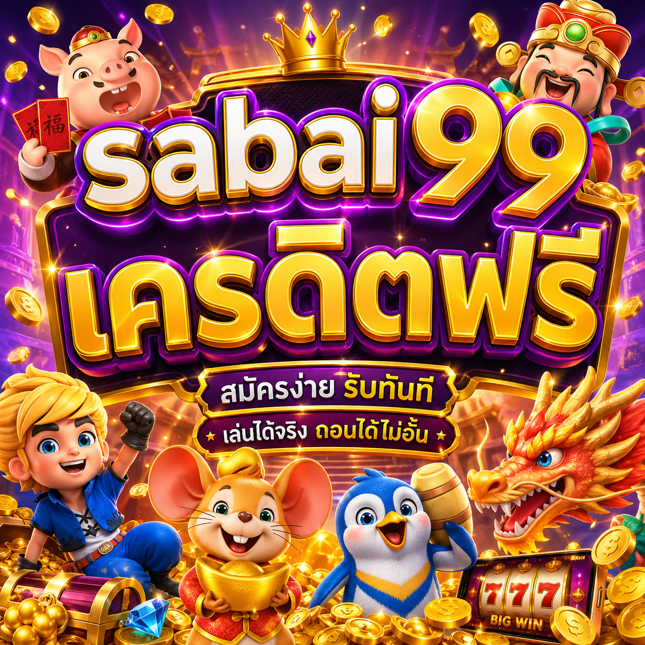 sabai99 เครดิตฟรี