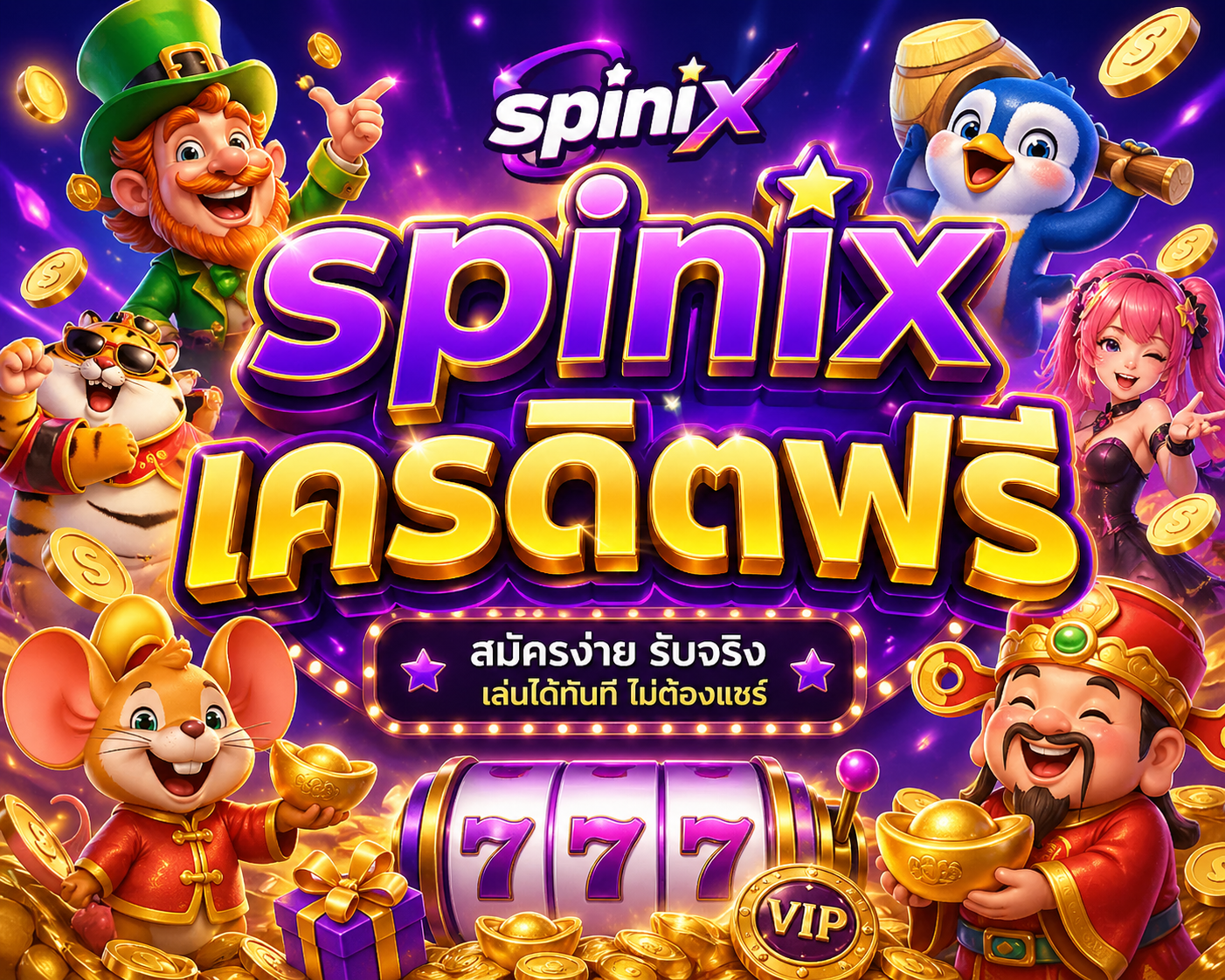 spinixเครดิตฟรี