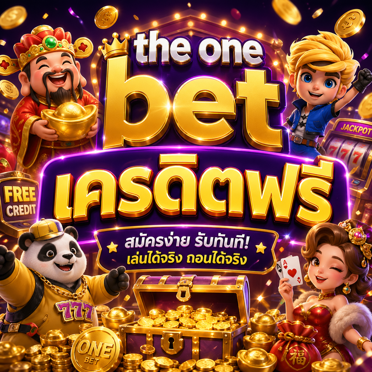 the one bet เครดิตฟรี
