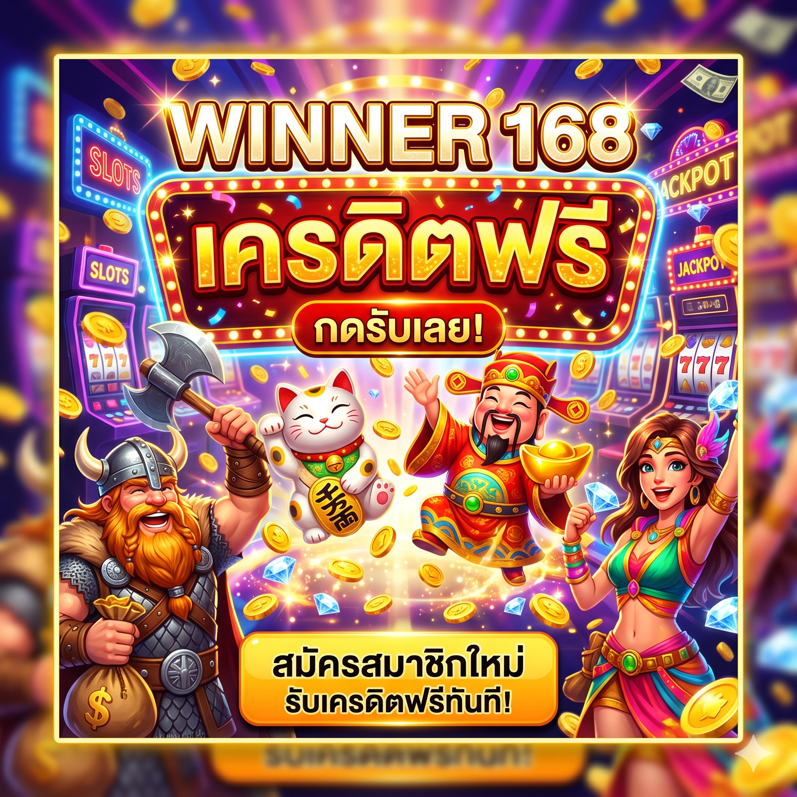 winner 168 เครดิตฟรี