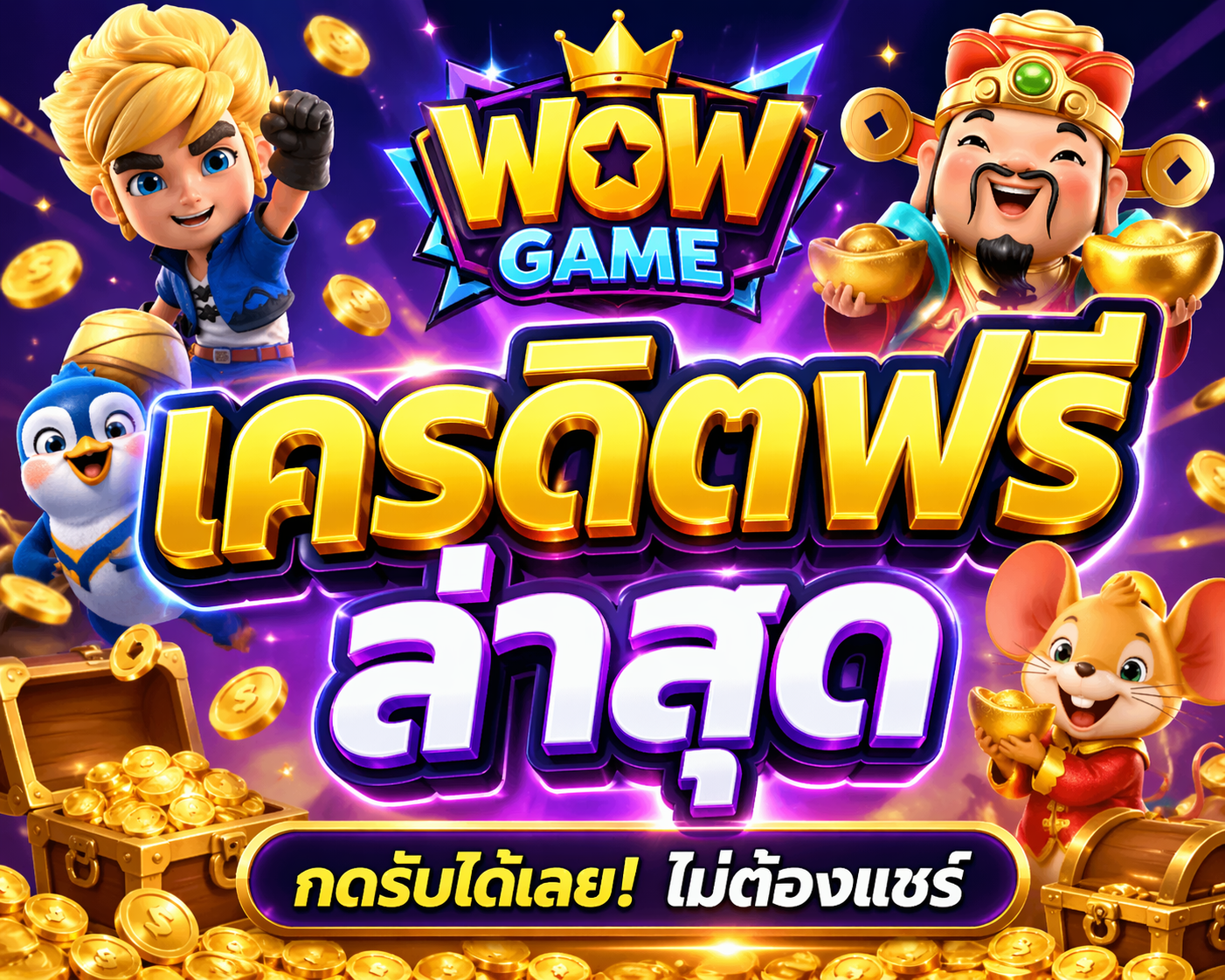 wowgame เครดิตฟรี ล่าสุด
