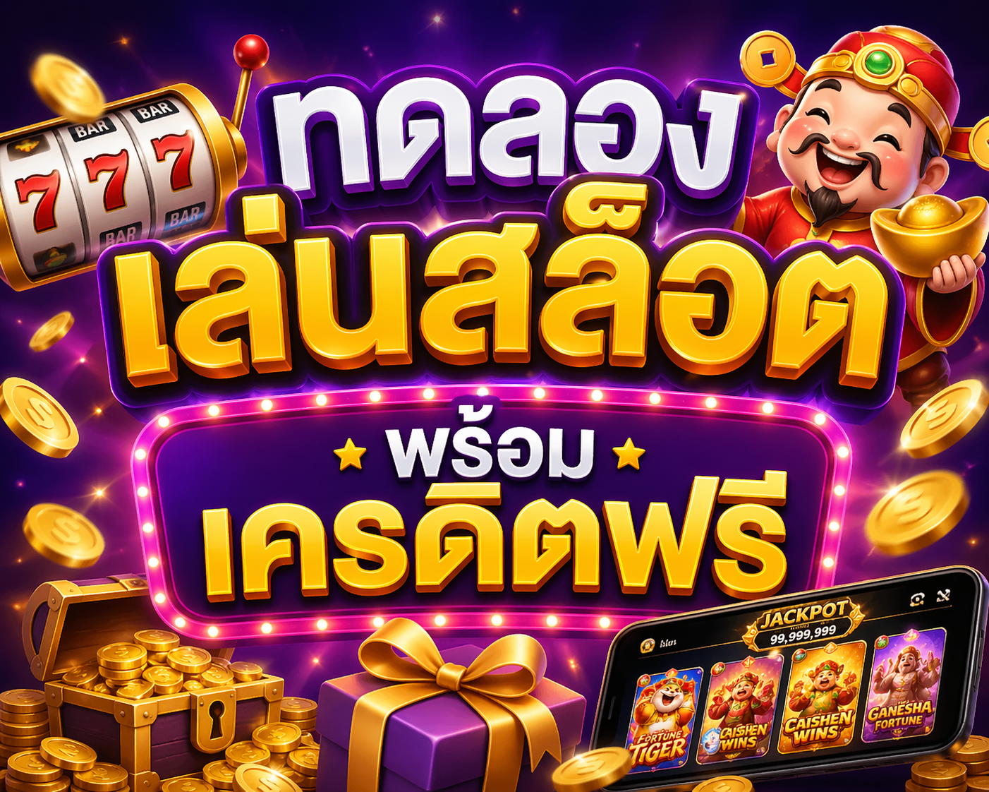 ทดลองเล่นสล็อต พร้อม เครดิตฟรี