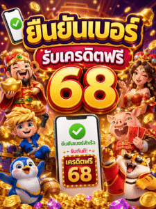 ยืนยันเบอร์ รับ เครดิตฟรี 68