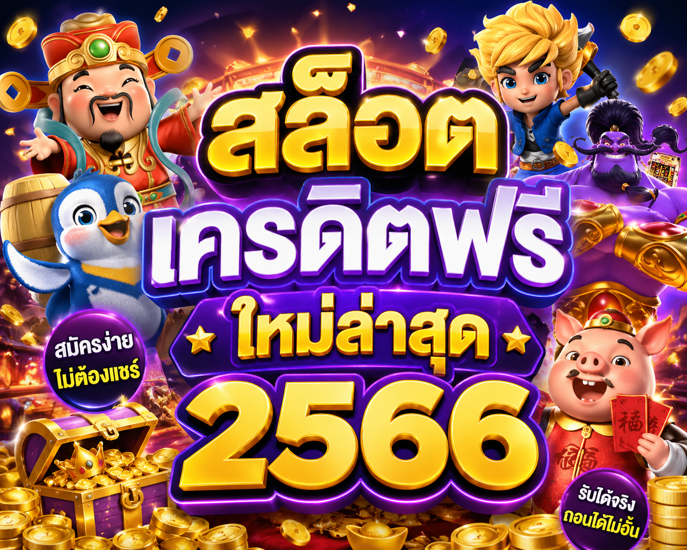 สล็อต เครดิตฟรี ใหม่ล่าสุด 2566