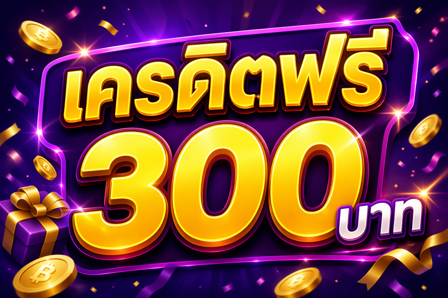 เครดิตฟรี 300 บาท