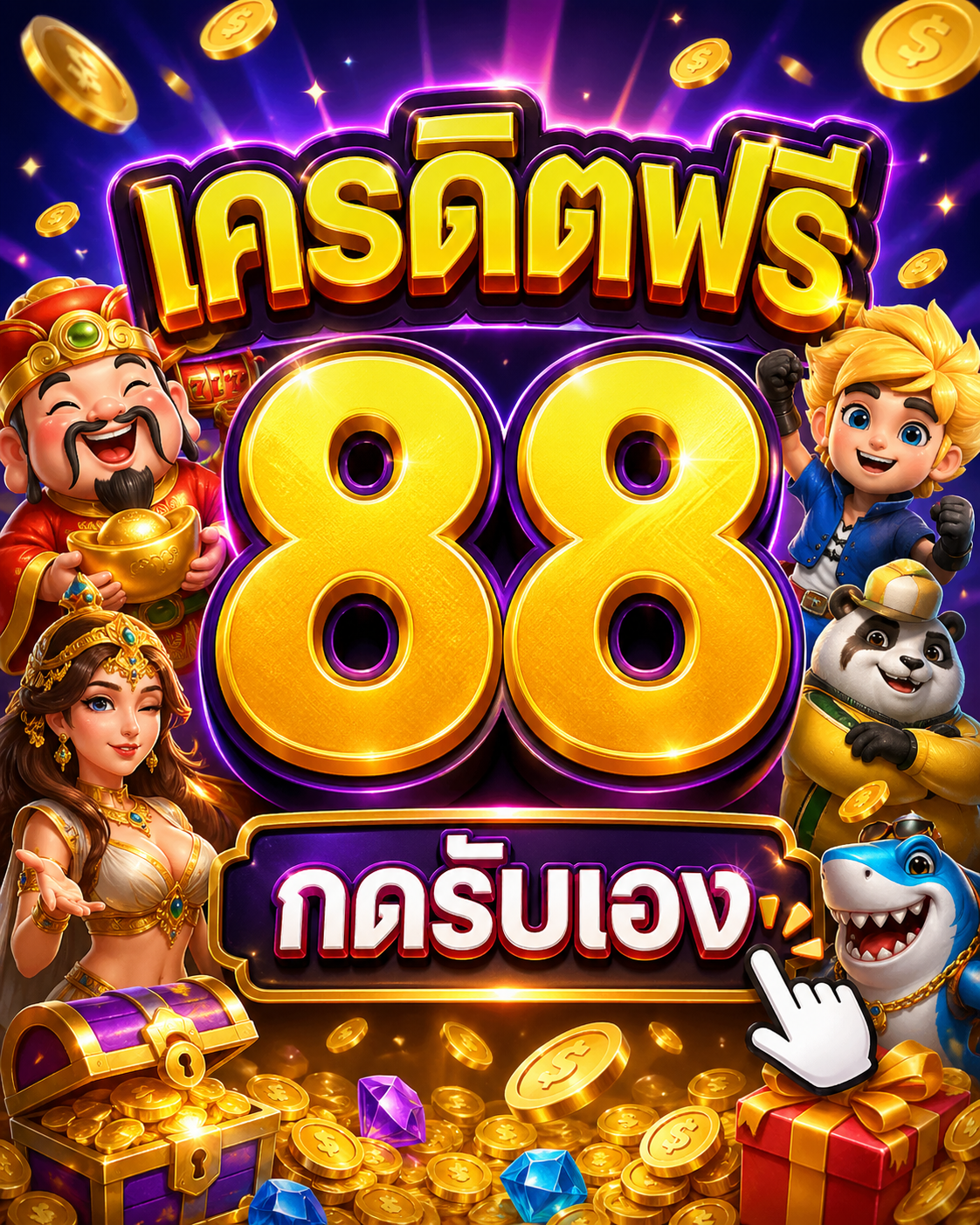 เครดิตฟรี 88 กดรับเอง