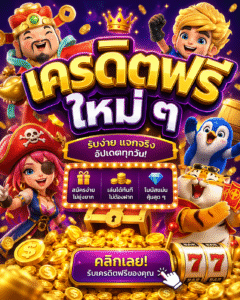 เครดิตฟรี ใหม่ ๆ