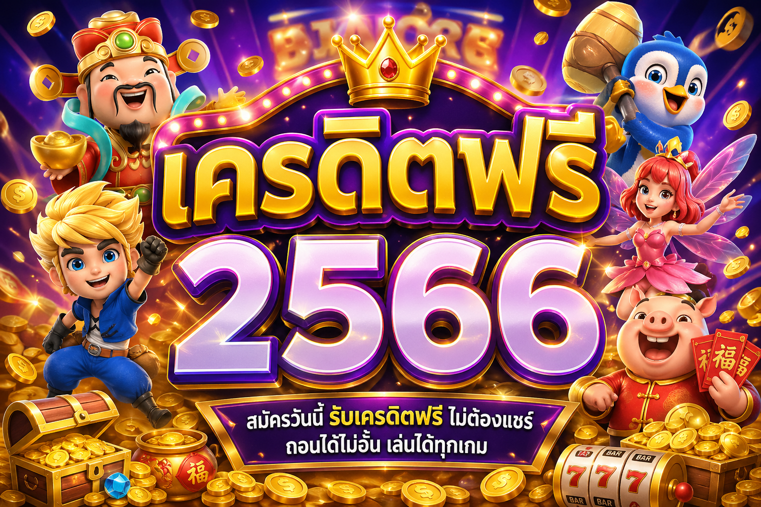 เครดิตฟรี2566