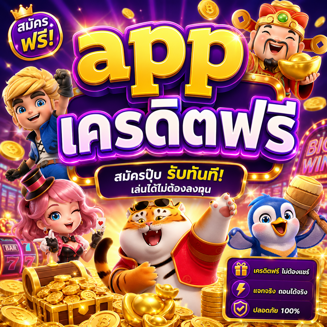 app เครดิตฟรี