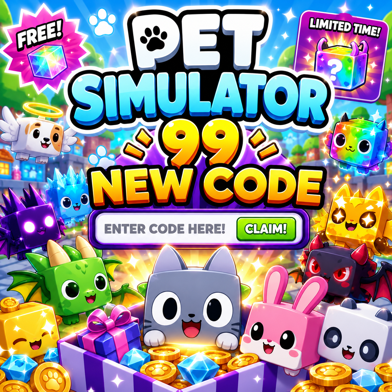 pet simulator 99 new code