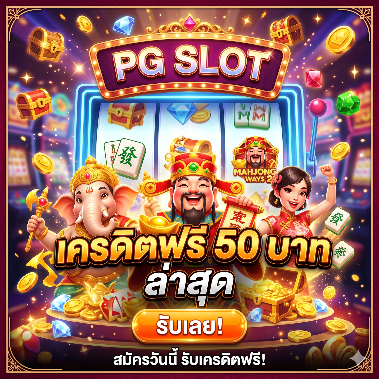 pg slot เครดิตฟรี 50 บาท ล่าสุด
