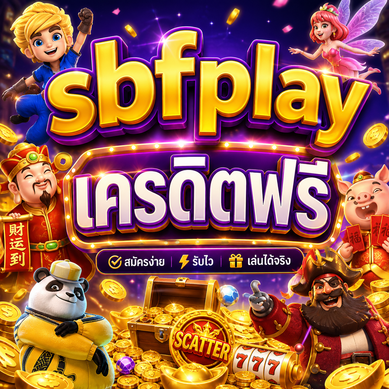 sbfplay เครดิตฟรี
