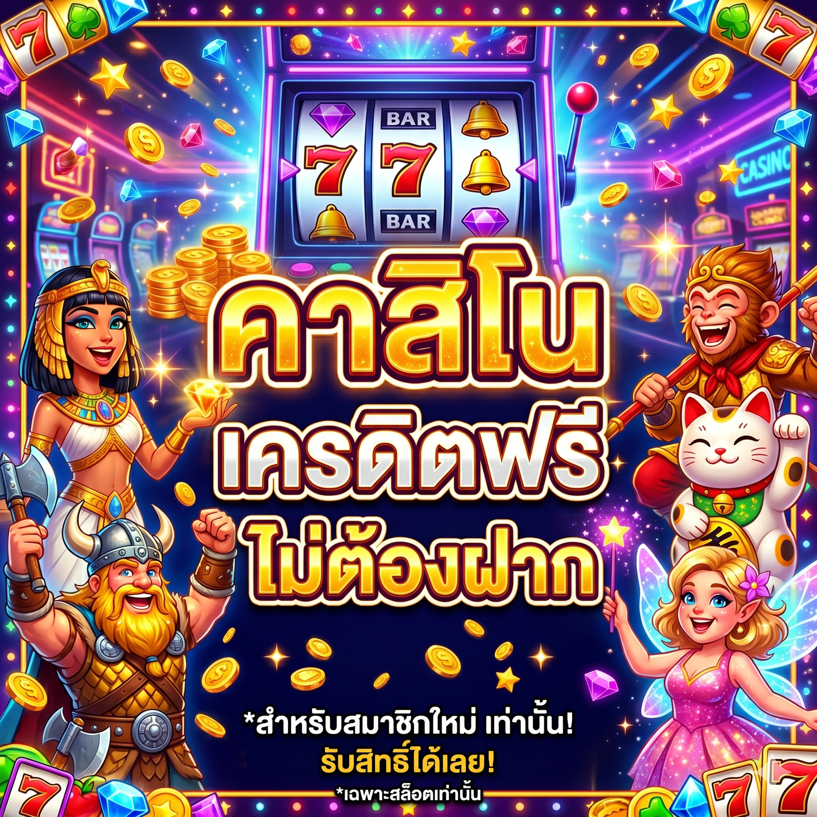 คาสิโน เครดิตฟรี ไม่ต้องฝาก