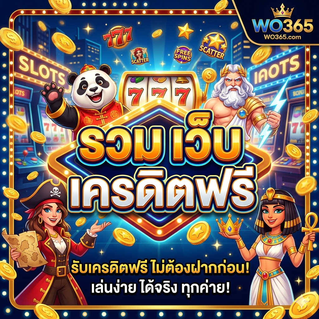 รวม เว็บ เครดิตฟรี