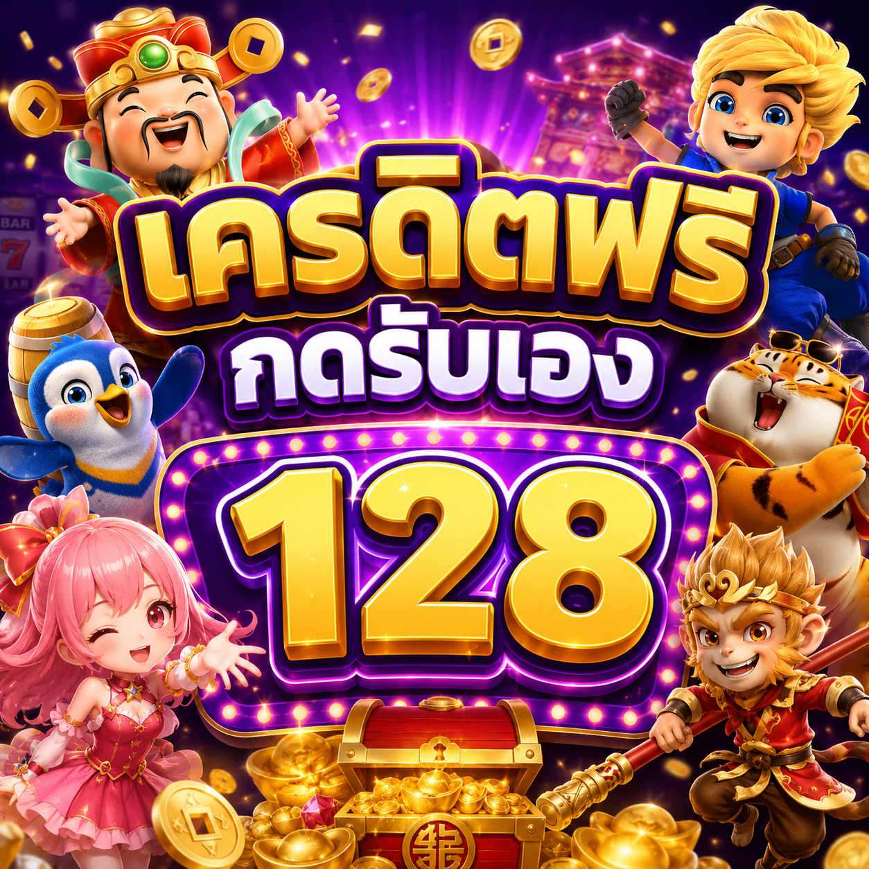 เครดิตฟรี กดรับเอง 128