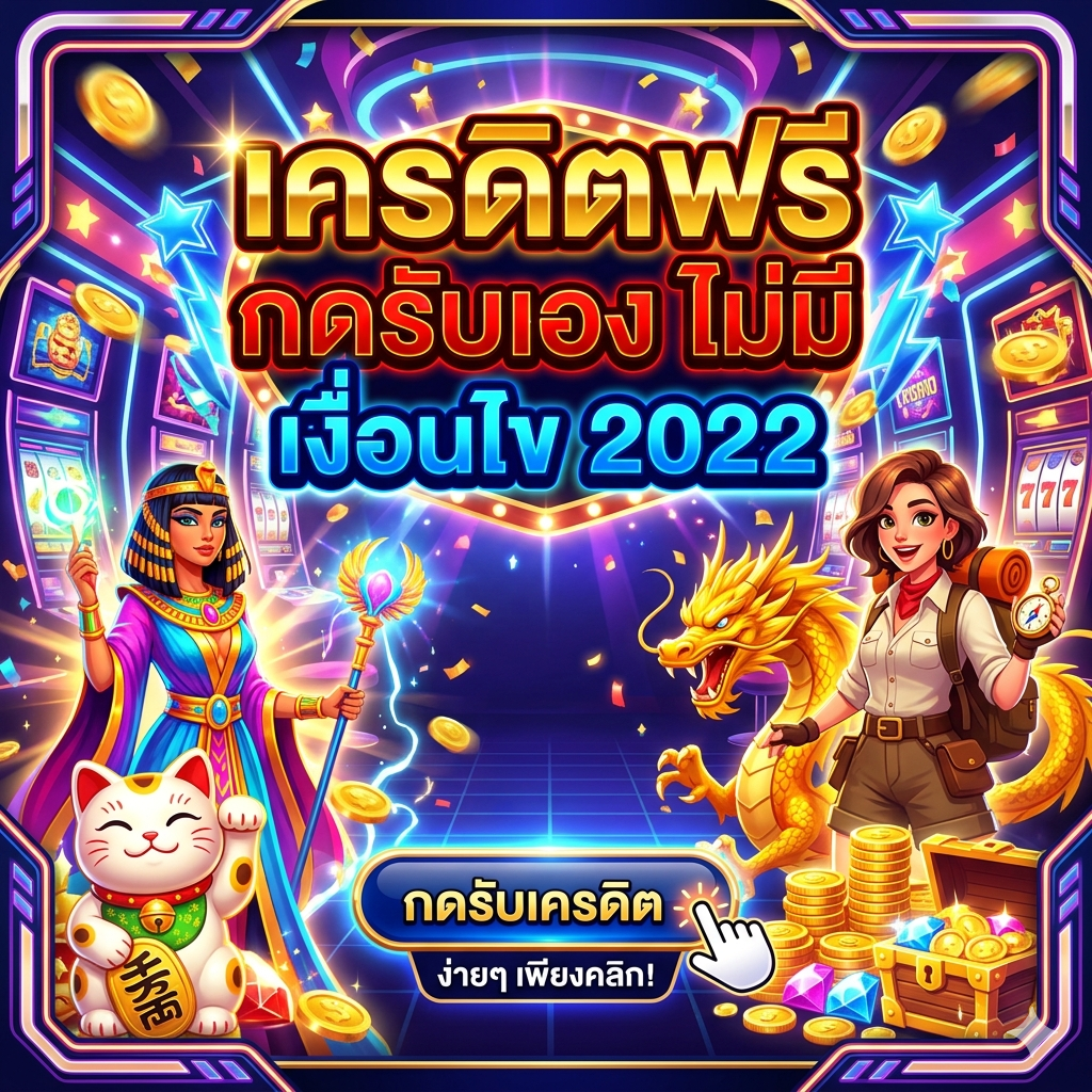 เครดิตฟรี กดรับเอง ไม่มี เงื่อนไข 2022