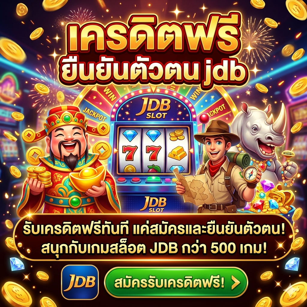 เครดิตฟรี ยืนยัน ตัว ตน jdb