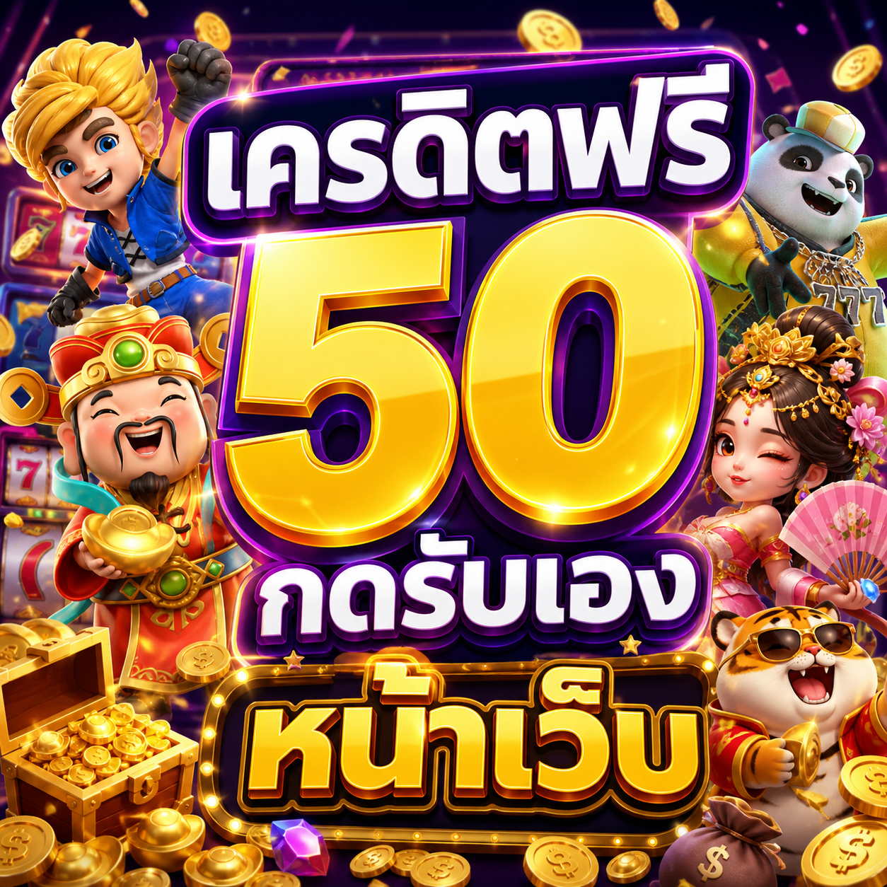 เครดิตฟรี50กดรับเองหน้าเว็บ