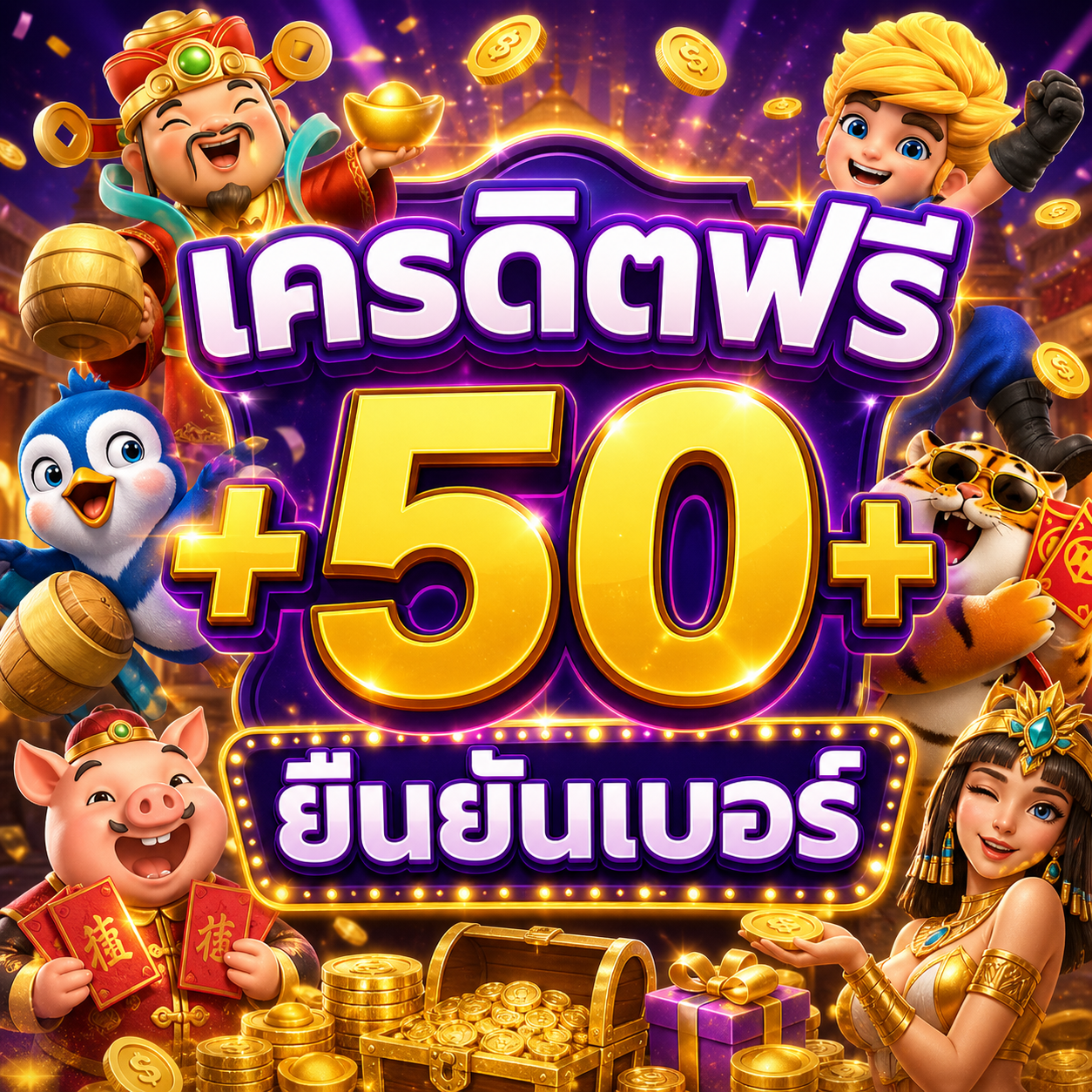 เครดิตฟรี+50+ยืนยันเบอร์
